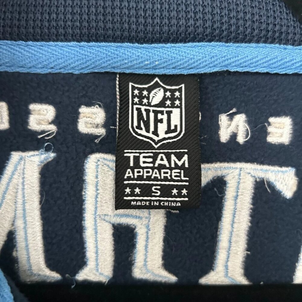 NWT NFL Team Apparel TENNESSEE TITANS Embroidered pullover Jacket Small MSRP $90 - Picture 7 of 15